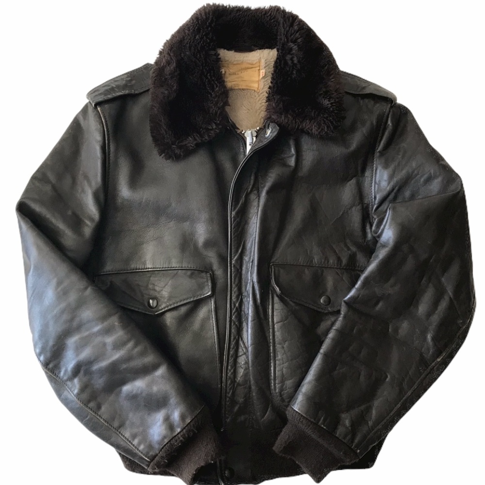 Vintage 70’s Schott I-S-674-M-S A-2 Flight Jacket